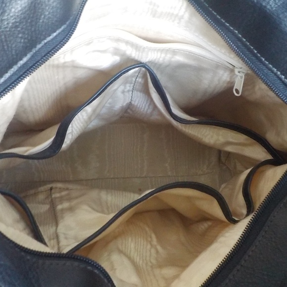 Map Fabric/Leather Shoulder Bag - Picture 9 of 10